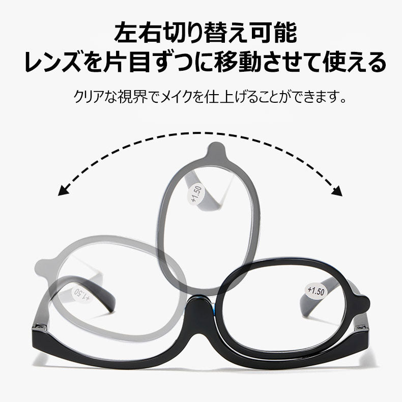 Eterlens 片眼レンズ回転お化粧用老眼鏡