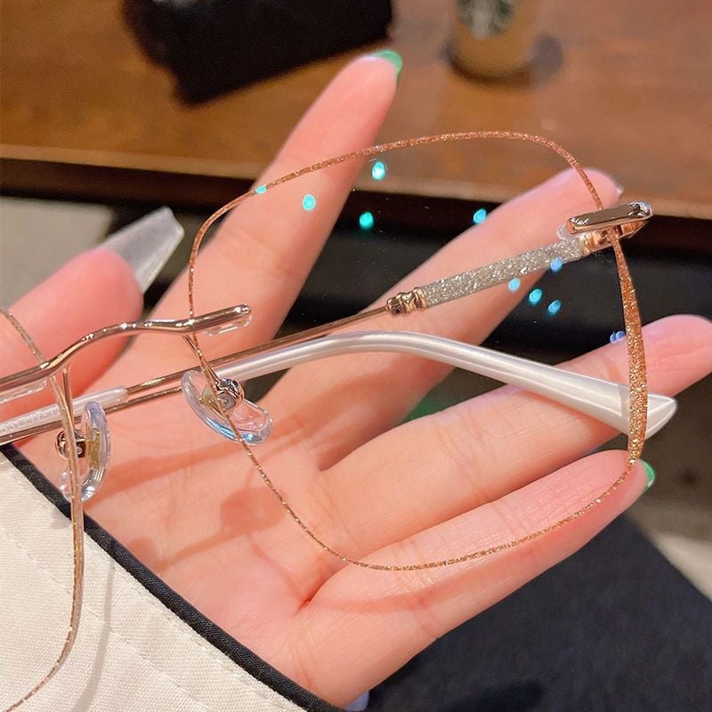 GAFAS PARA PRESBICIA CON BORDE CORTADO EN DIAMANTE ANTI-LUZ AZUL