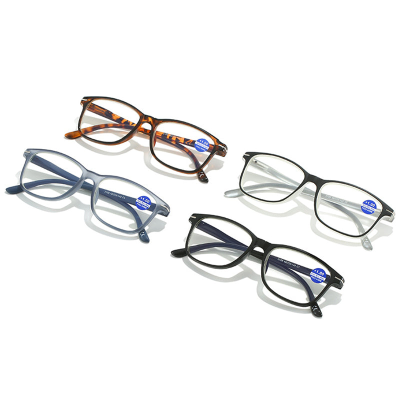 NEW ANTI-BLUE LIGHT SMALL SQUARE FRAME READING GLASSES