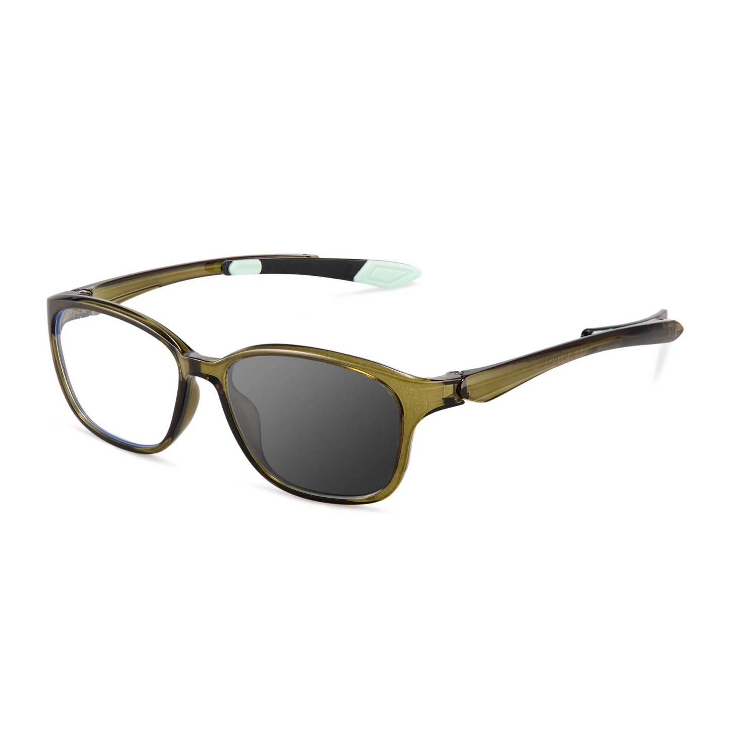 【USOPTIGAZE】SPORT FASHIONABLE LARGE SQUARE FRAME WITH DETACHABLE PHOTOCHROMIC MULTIFOCAL LENSES