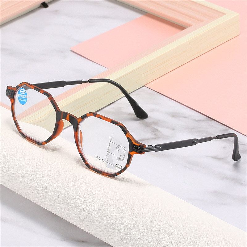 FASHIONABLE ZOOM MULTI-FOCUS ANTI-BLUE LIGHT READING GLASSES