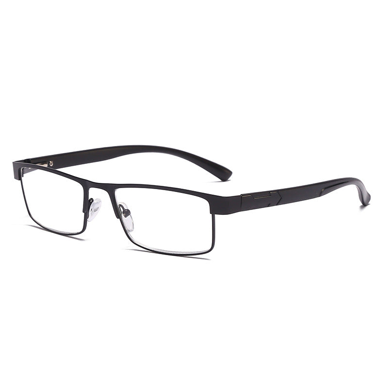 USOPTIGAZE MEN'S FASHIONABLE HD READING ANTI-BLUE LIGHT BUSINESS READING GLASSES