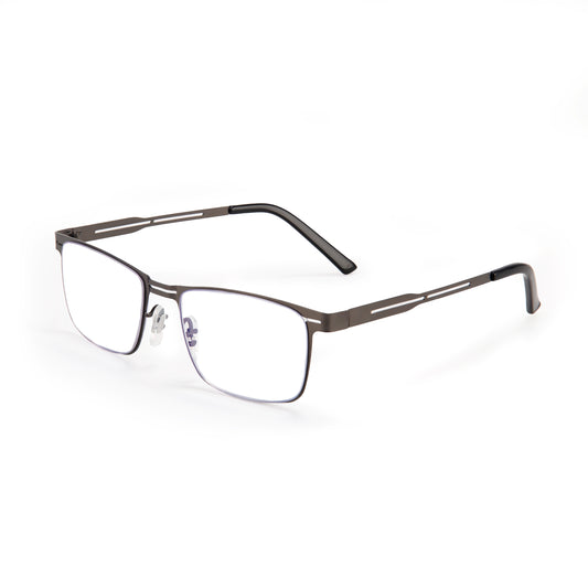 USOPTIGAZE FASHION BUSINESS METAL LARGE FRAME MULTIFOCAL PHOTOCHROMIC BUSINESS GLASSES