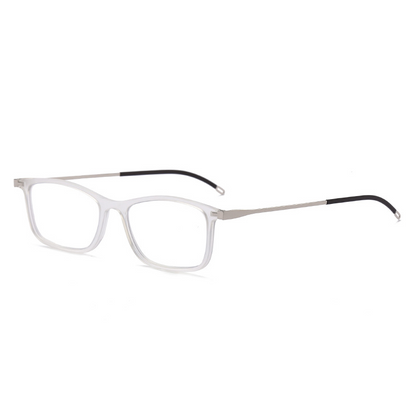 USOPTIGAZE BUSINESS FASHIONABLE METAL PAPER ULTRA-LIGHT ANTI-BLUE LIGHT READING GLASSES