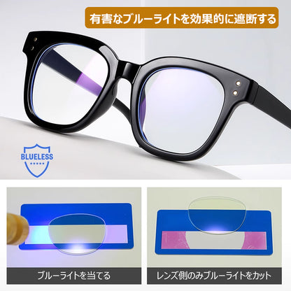 Eterlens 男女兼用ブルーライトカットメガネ