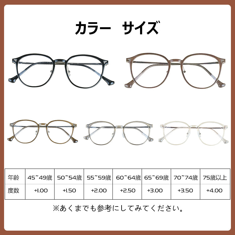 Eterlensブルーライトカット超軽量老眼鏡