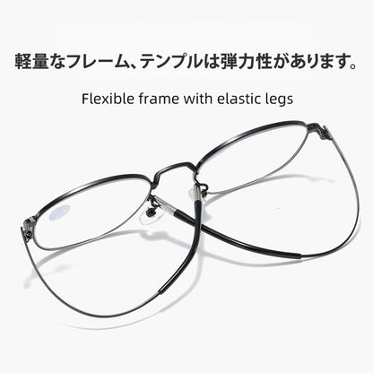 Eterlens ヴィンテージなブルーライトカット丸型老眼鏡