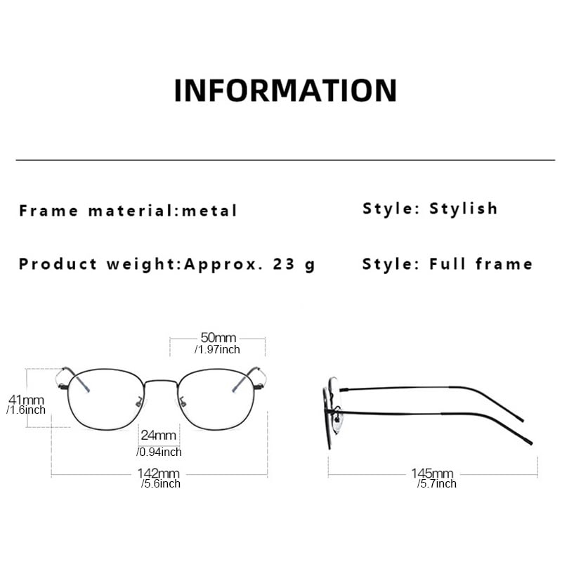 GAFAS ÓPTICAS DE AUMENTO FOTOCROMICAS MULTIFOCO DE LEJOS Y DE CERCA PARA EXTERIORES