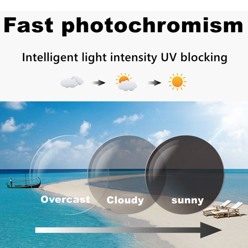 MULTI-FOCUS FAR AND NEAR PHOTOCHROMIC OUTDOOR MAGNIFYING OPTICAL GLASSES