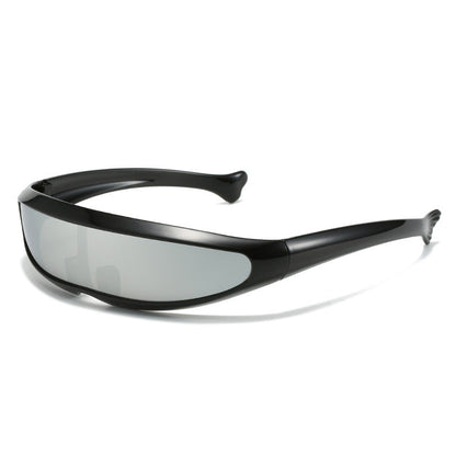 MEN'S FUTURISTIC STYLIST ONE-PIECE PC 100% UV PROTECTION SUNGLASSES