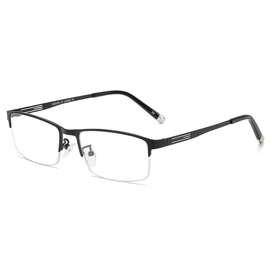 USOPTIGAZE MEN'S FASHIONABLE BUSINESS ANTI-BLUE LIGHT BUSINESS READING GLASSES