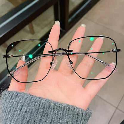 ULTRALEICHTE ANTI-BLAULICHT-LESEBRILLE MIT GROSSEM METALLRAHMEN