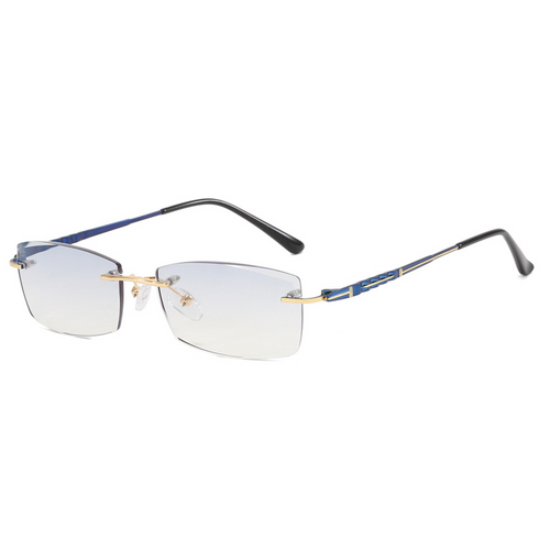 FASHIONABLE RIMLESS ULTRA-LIGHT ANTI-BLUE LIGHT READING GLASSES