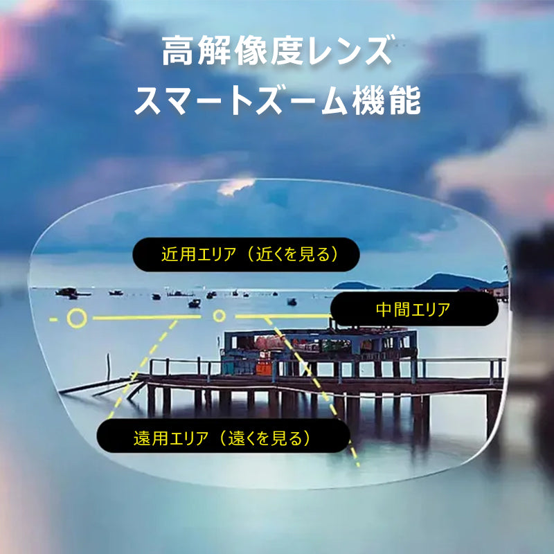 Eterlens ブルーライトカット遠近両用老眼鏡