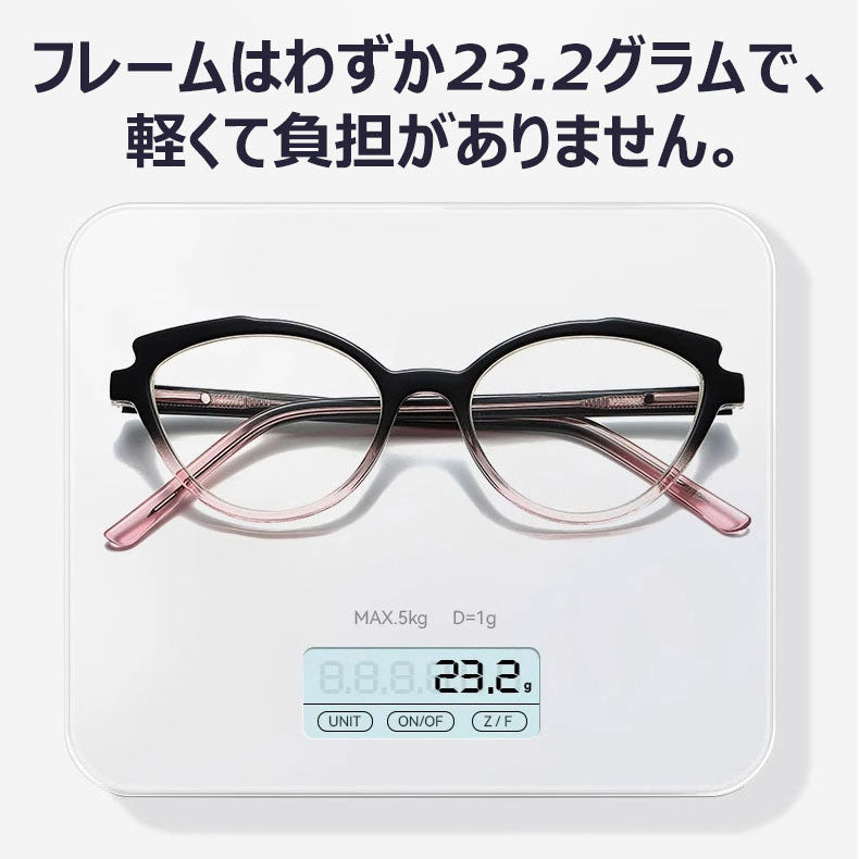 Eterlens 青瞳こねこ、新型ブルーライトカット老眼鏡