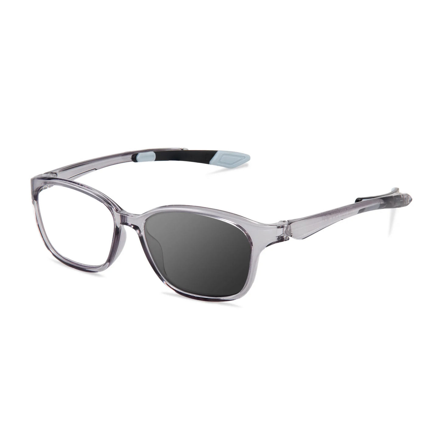 【USOPTIGAZE】SPORT FASHIONABLE LARGE SQUARE FRAME WITH DETACHABLE PHOTOCHROMIC MULTIFOCAL LENSES