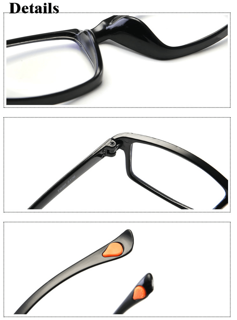 ANTI-BLUE READING GLASSES ULTRALIGHT SQUARE GLASSES