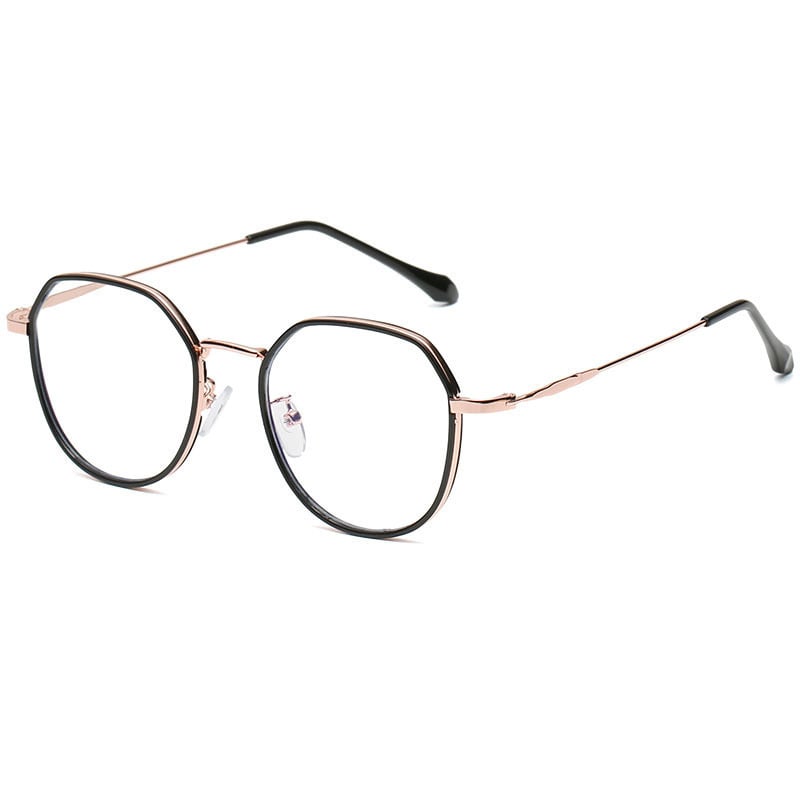 DAMEN MODISCHE METALLRAHMEN HD ANTI-BLAULICHT LESEBRILLE