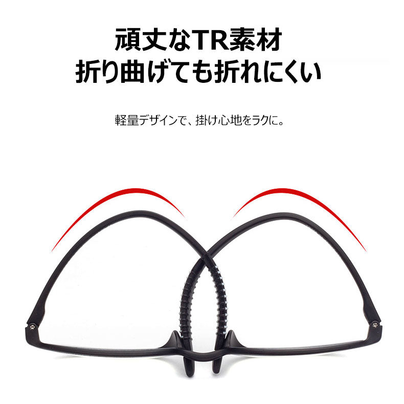 Eterlens 軽量ブルーライトカット老眼鏡、軽やかな装着感 目を守る 読書の相棒