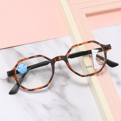 FASHIONABLE ZOOM MULTI-FOCUS ANTI-BLUE LIGHT READING GLASSES