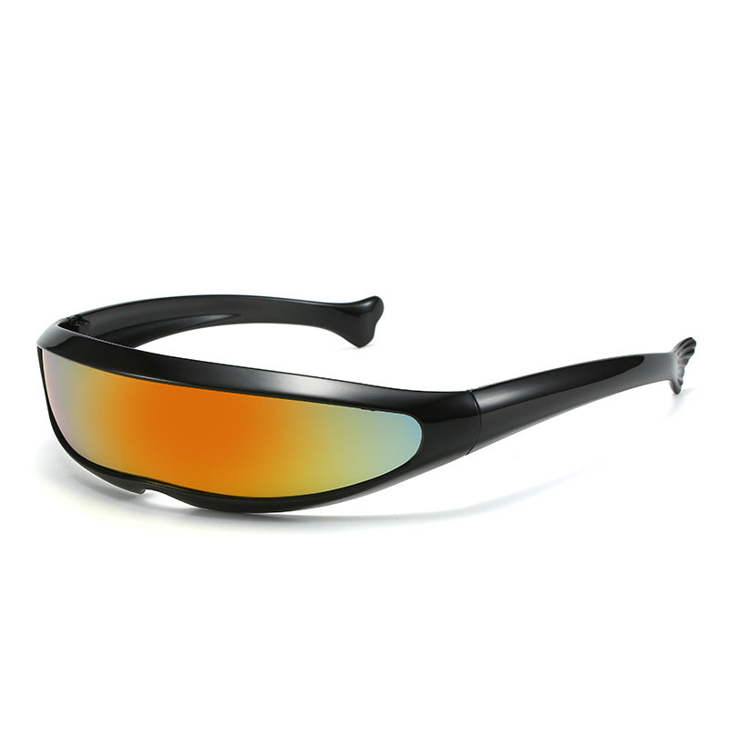 MEN'S FUTURISTIC STYLIST ONE-PIECE PC 100% UV PROTECTION SUNGLASSES