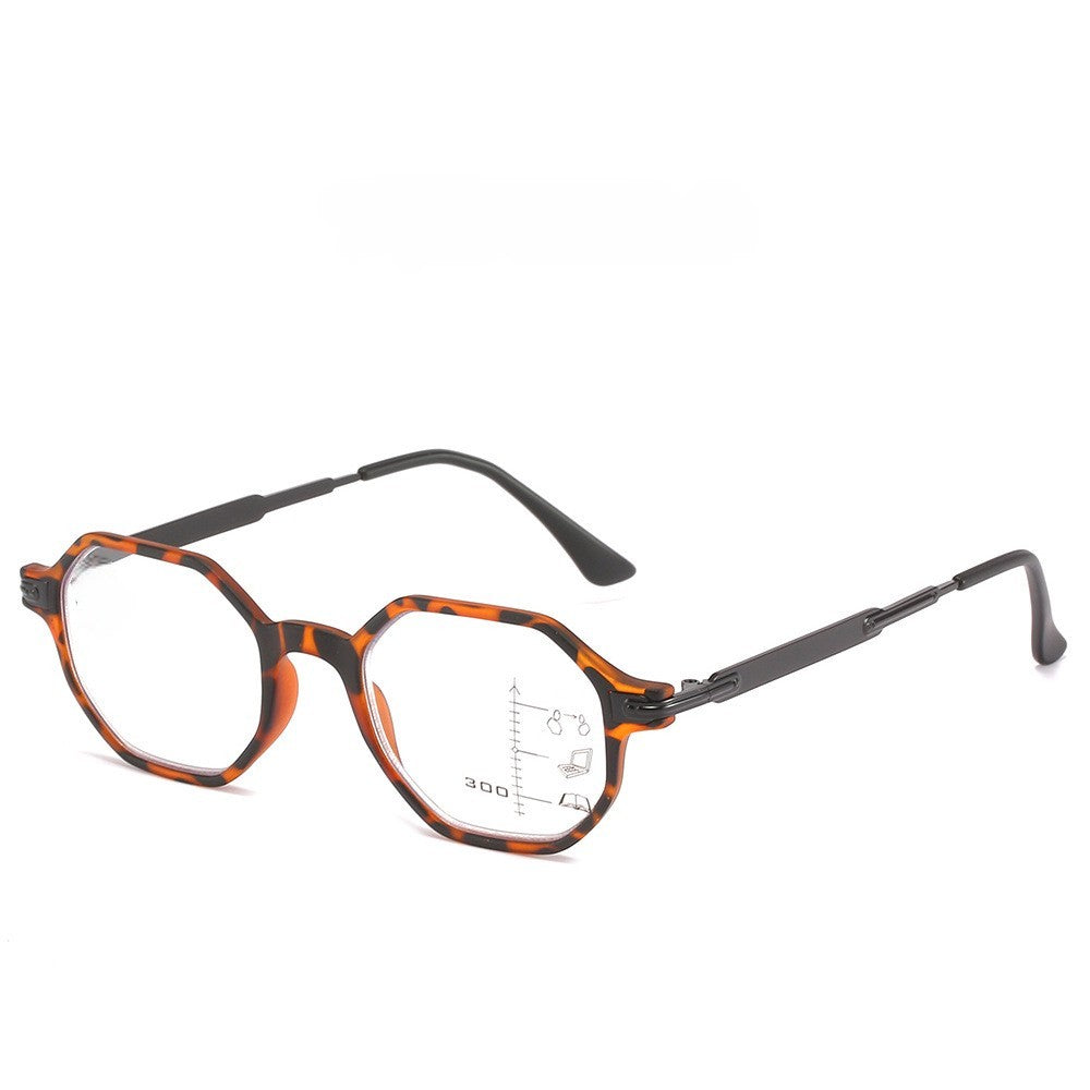 FASHIONABLE ZOOM MULTI-FOCUS ANTI-BLUE LIGHT READING GLASSES