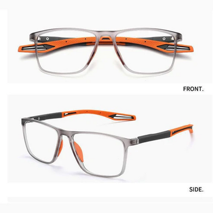 #9255 USOPTIGAZE SPORTS TR SQUARE FRAME ULTRA-LIGHT ANTI-BLUE LIGHT READING GLASSES