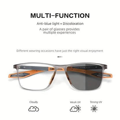 GAFAS DEPORTIVAS INTELIGENTES PARA HOMBRES CON MICROVISIÓN FOTOCROMICA