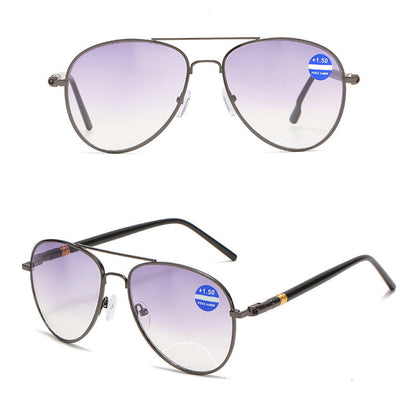 METALL-ANTI-BLAULICHT-PRESBYOPISCHE BRILLE