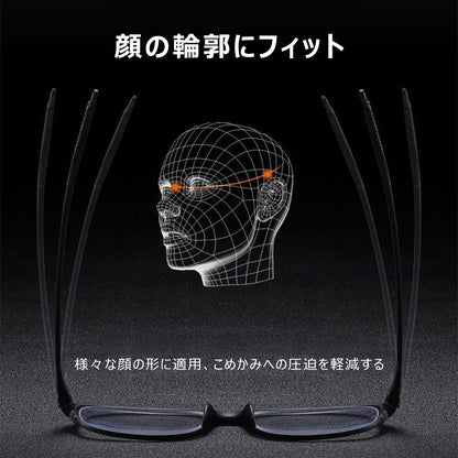 Eterlens 超軽量ブルーライトカット老眼鏡