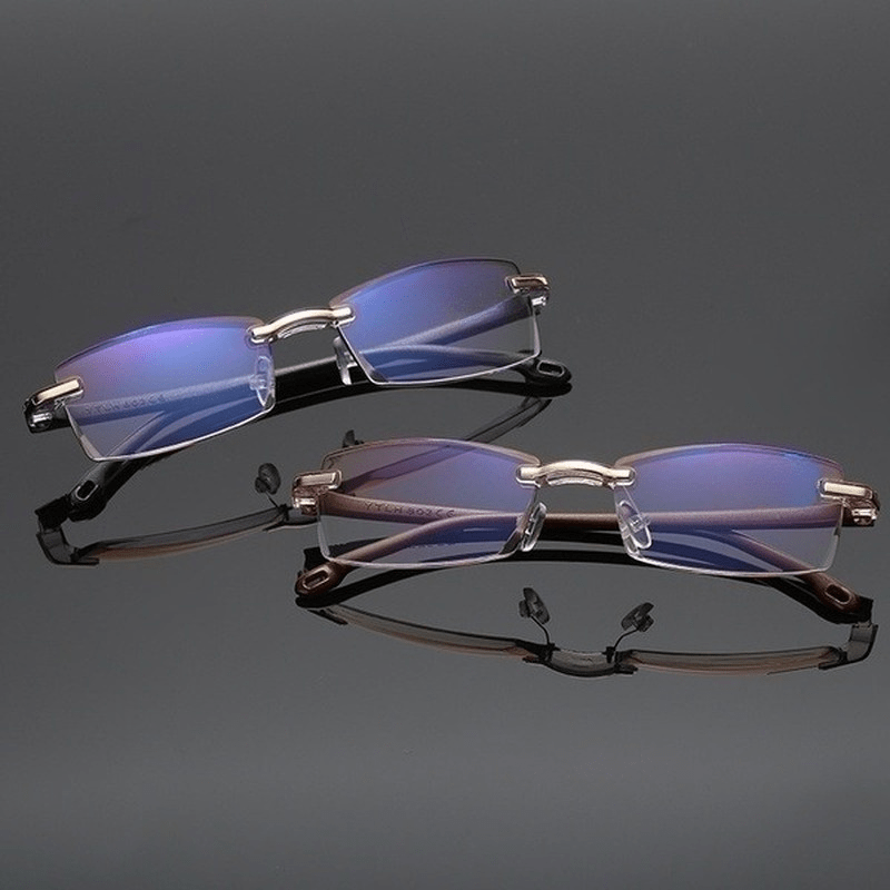 RIMLESS READING GLASSES HD ANTI-BLUE LIGHT HIGH QUALITY READING GLASSES