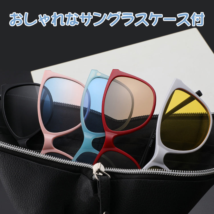 Eterlens 欧米風レトロ調5in1サングラス