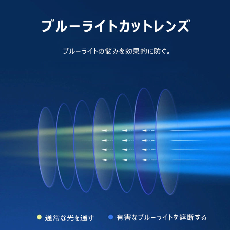 クラシックでシンプルなブルーライトカット老眼鏡   | 疲労を軽減し、仕事の効率を上げる | ビジネスカジュアルの必須品