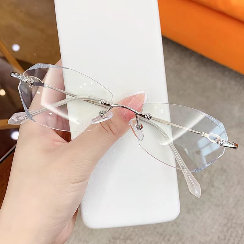 DIAMOND RIMLESS ANTI-BLUE LIGHT PRESBYOPIA GLASSES