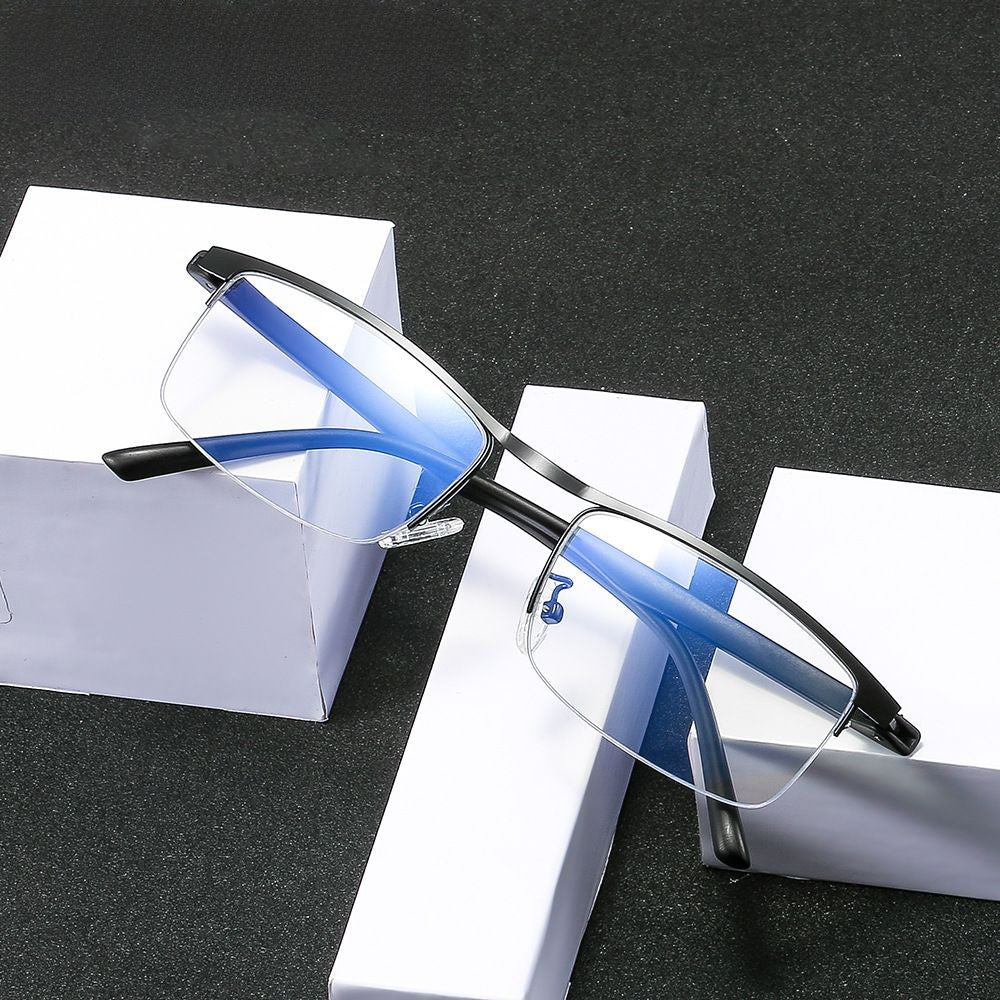 #3311 USOPTIGAZE FASHIONABLE ALLOY MULTIFOCAL ANTI-BLUE LIGHT READING GLASSES