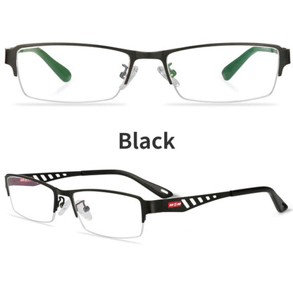 COLOR-CHANGING BUSINESS ALUMINUM ALLOY MYOPIA GLASSES