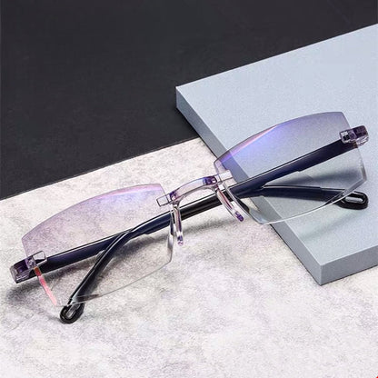 SMART ZOOM ANTI-BLAULICHT-LESEBRILLE, RAHMENLOS