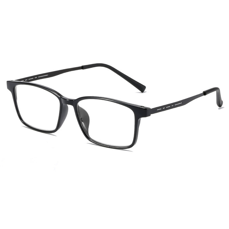 USOPTIGAZE Classic Frame Aluminum-Magnesium Lightweight Multifocal Color-Changing Alloy READING GLASSES