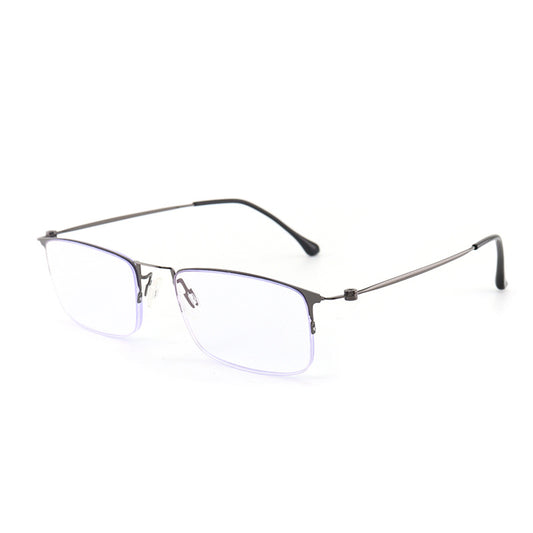 USOPTIGAZE FASHIONABLE HALF FRAME ULTRA-LIGHT MEN'S BUSINESS READING GLASSES