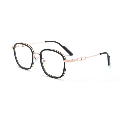 Large Frame Hollow Glasses