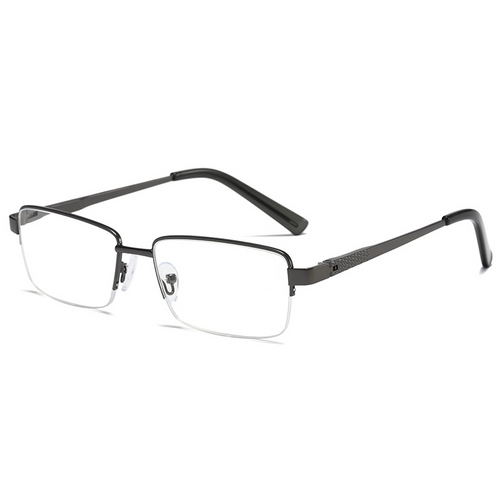 USOPTIGAZE ULTRALIGHT SPRING HALF-FRAME FASHIONABLE ANTI-BLUE LIGHT BUSINESS READING GLASSES