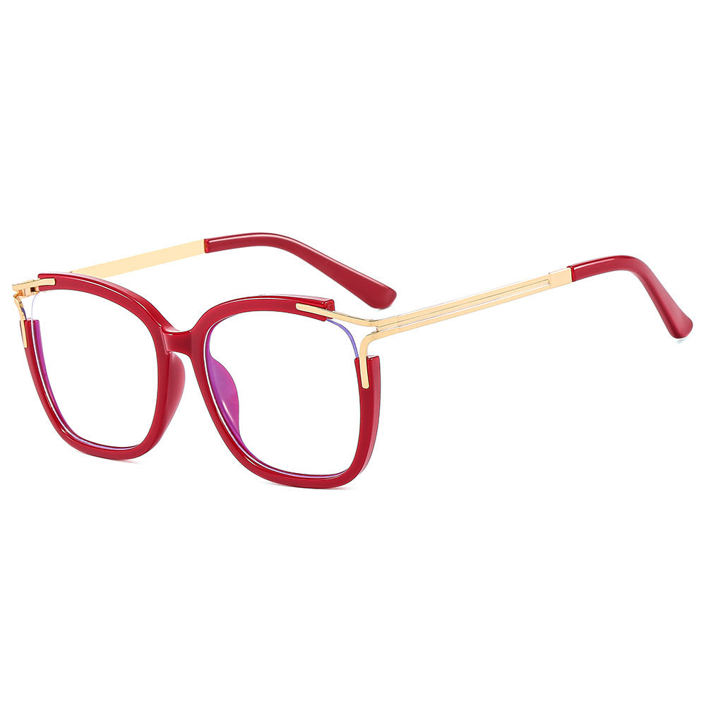 Square Cat Eye Hollow Glasses