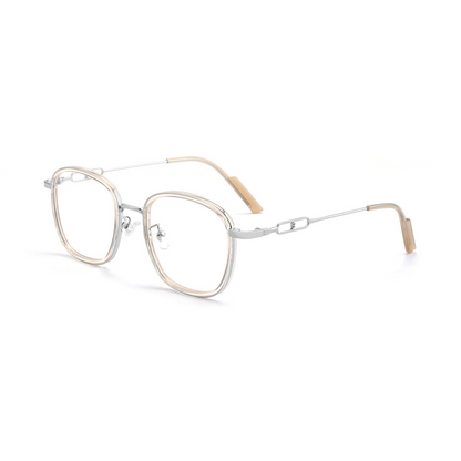 Large Frame Hollow Glasses