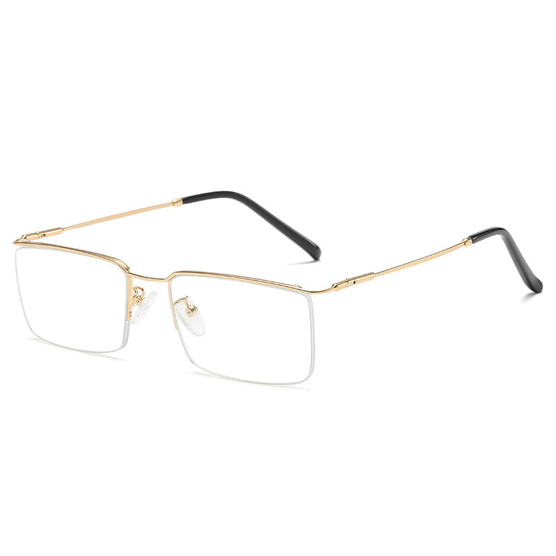 FASHIONABLE BUSINESS SQUARE FRAME ULTRA-LIGHT ANTI-BLUE LIGHT READING GLASSES