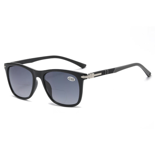 STYLISH LARGE FRAME BIFOCAL SUNGLASSES