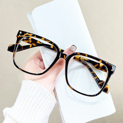 WOMEN'S FASHIONABLE LARGE FRAME ULTRA-LIGHT ANTI-BLUE LIGHT READING GLASSES