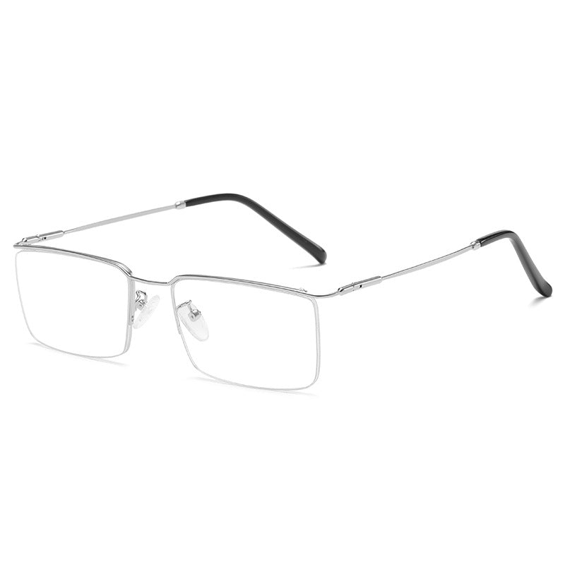 FASHIONABLE BUSINESS SQUARE FRAME ULTRA-LIGHT ANTI-BLUE LIGHT READING GLASSES