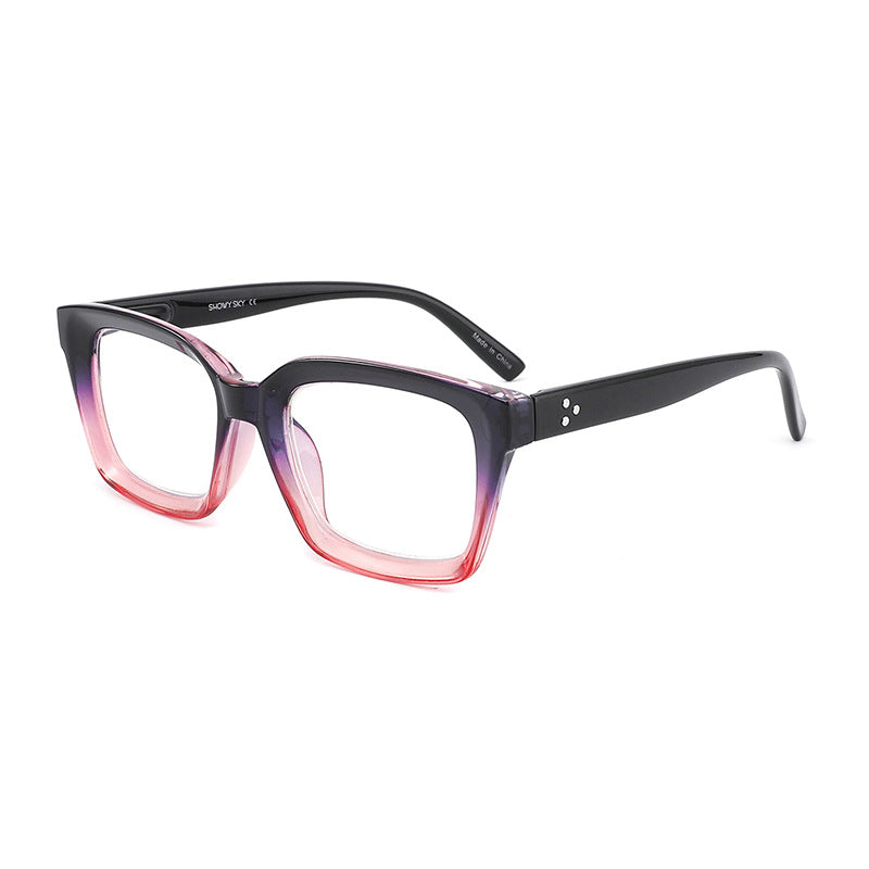 STYLISH SQUARE FRAME COMFORTABLE ANTI-BLUE LIGHT READING GLASSES