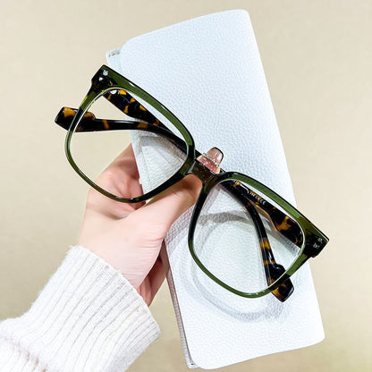 GAFAS DE LECTURA ANTI-LUZ AZUL ULTRALIGERAS CON MARCO GRANDE DE MODA PARA MUJER