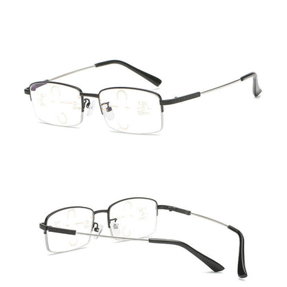 MULTI-FOKUS MEMORY TITANRAHMEN ANTI-BLAULICHT-BRILLE